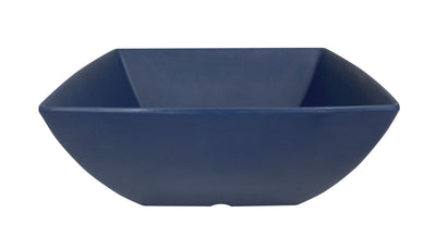 Thunder Group 69009SB 90 Oz Melamine Bowl Square Break Resistant Stone Blue