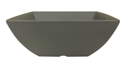 Thunder Group 69009SG 90 Oz Bowl Break-Resistant Melamine Square Gray
