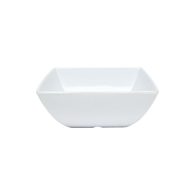 Thunder Group 69009WT 90 Oz Bowl White Break-Resistant Melamine Square