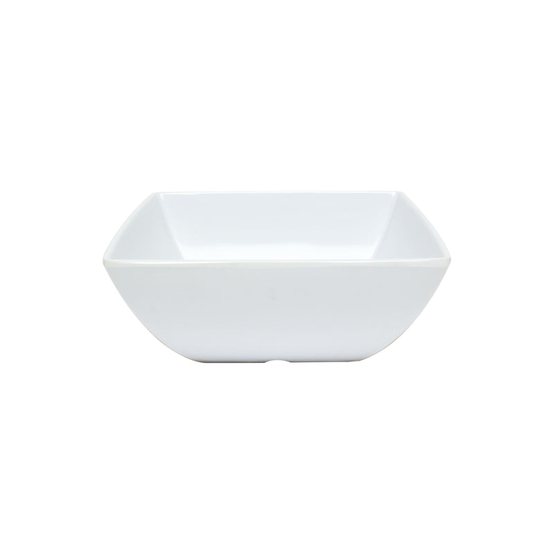 Thunder Group 69009WT 90 Oz Bowl White Break-Resistant Melamine Square
