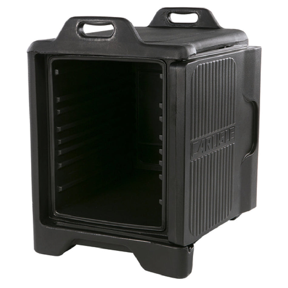 Carlisle XT3000R03 25 Inch Insulated End Load Pan Carrier Black Polyethylene with Security Features