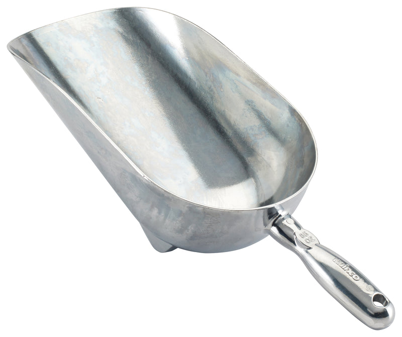 Winco AS-85 85 Oz Aluminum Scoop Hand Wash Only Utility Tool