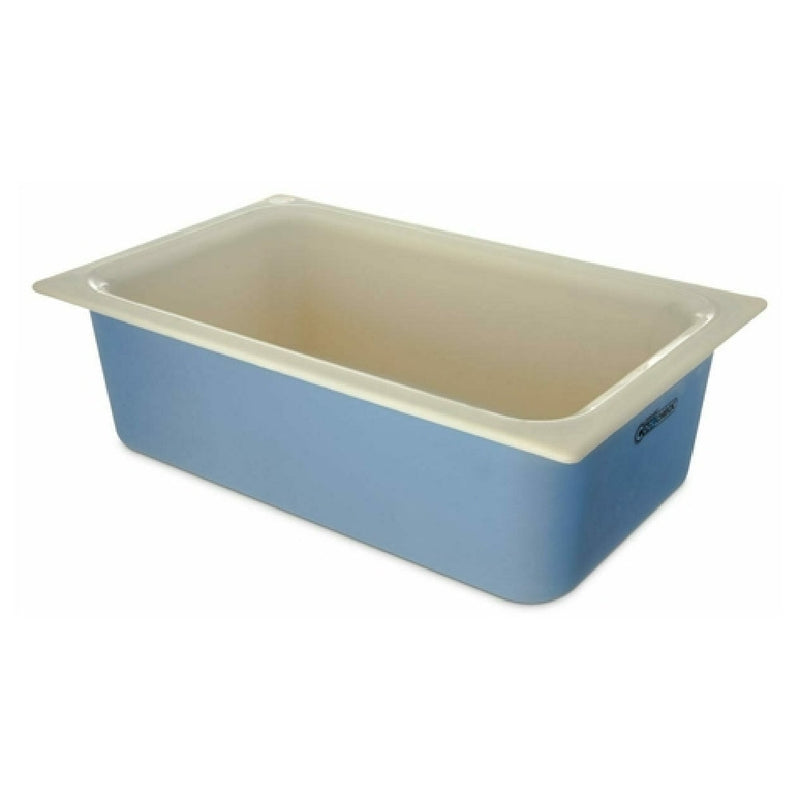 Carlisle CM1100C1402 15 Quarts Refrigerant Filled Food Pan White with Blue