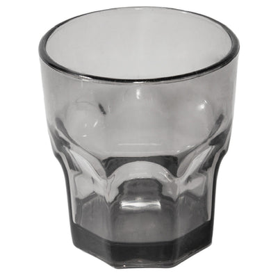 Carlisle 580818 8 Oz Plastic Tumbler Dishwasher Safe Black SAN Drinkware