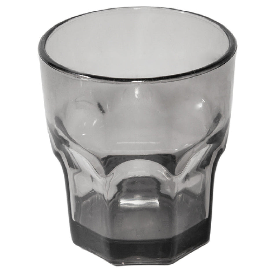 Carlisle 580818 8 Oz Plastic Tumbler Dishwasher Safe Black SAN Drinkware