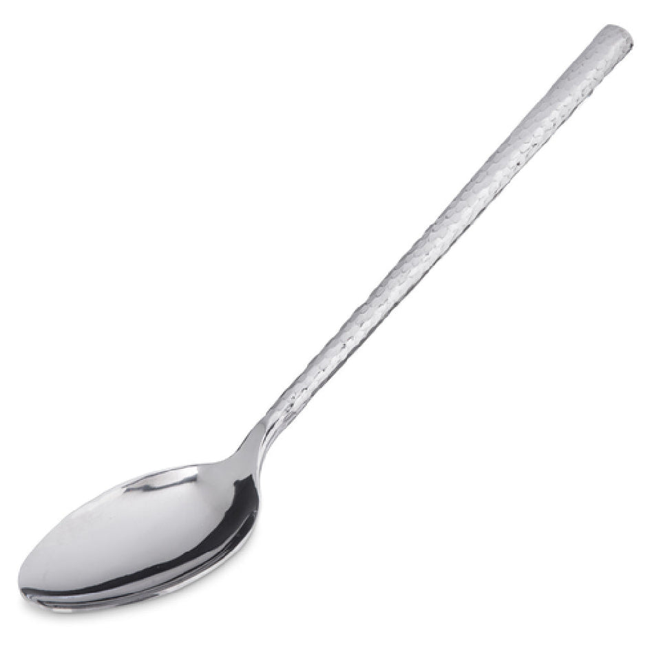 Carlisle 60200 12 Inch Serving Spoon Solid Stainless Steel Hammered Finish