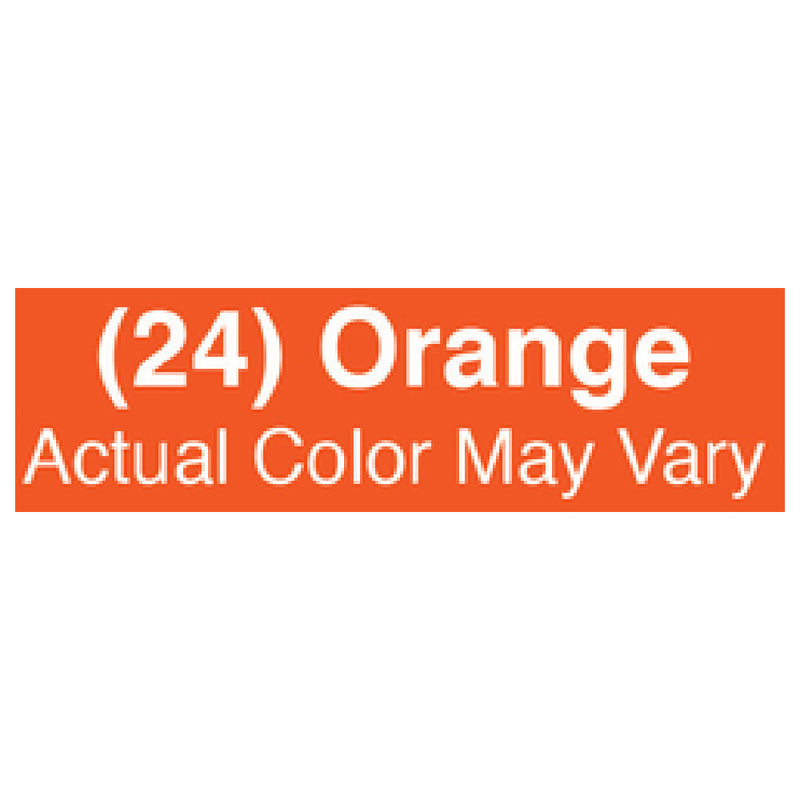 Carlisle 41082EC24 56 Inch Broom with Flagged Polyester Bristles Orange
