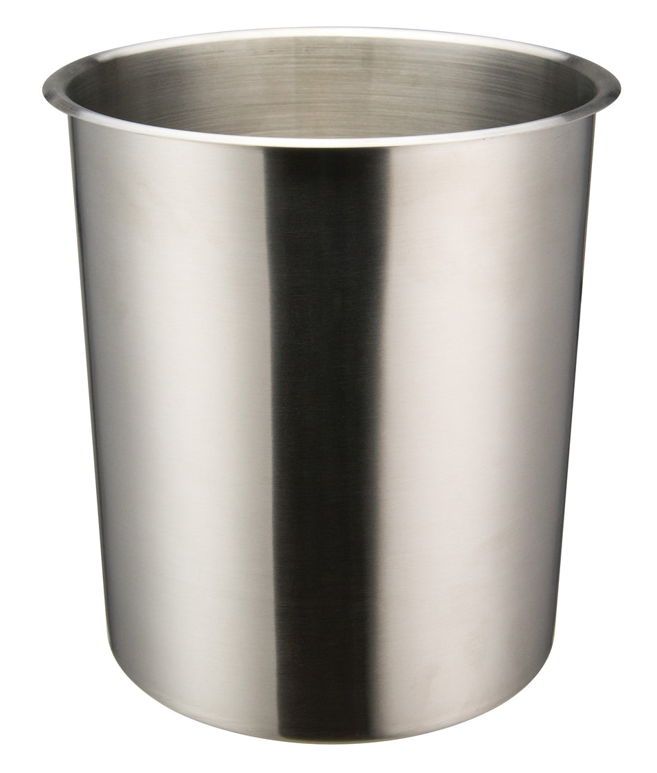Winco BAMN-8.25 8-1/4 Quart Round Bain Marie Stainless Steel Satin Finish