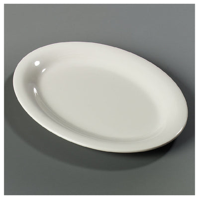Carlisle 3308642 9-1/2 Inch Oval Platter Dishwasher Safe Break Resistant Melamine