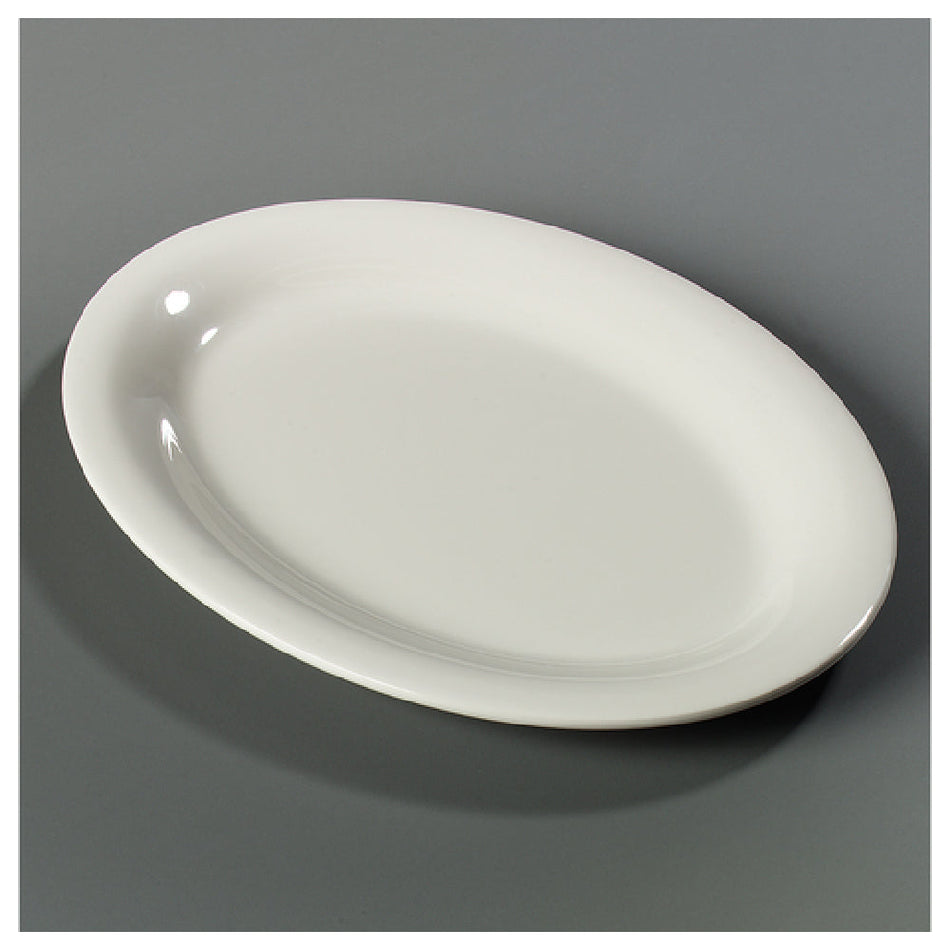 Carlisle 3308642 9-1/2 Inch Oval Platter Dishwasher Safe Break Resistant Melamine