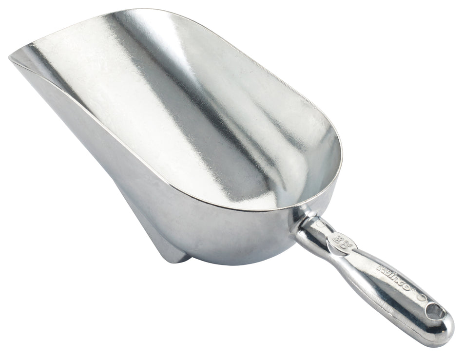 Winco AS-58 58 Oz Aluminum Scoop Hand Wash Only Utility Tool