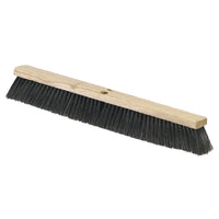 Carlisle 4507303 24 Inch Hardwood Block Push Broom Head with Polypropylene Bristles