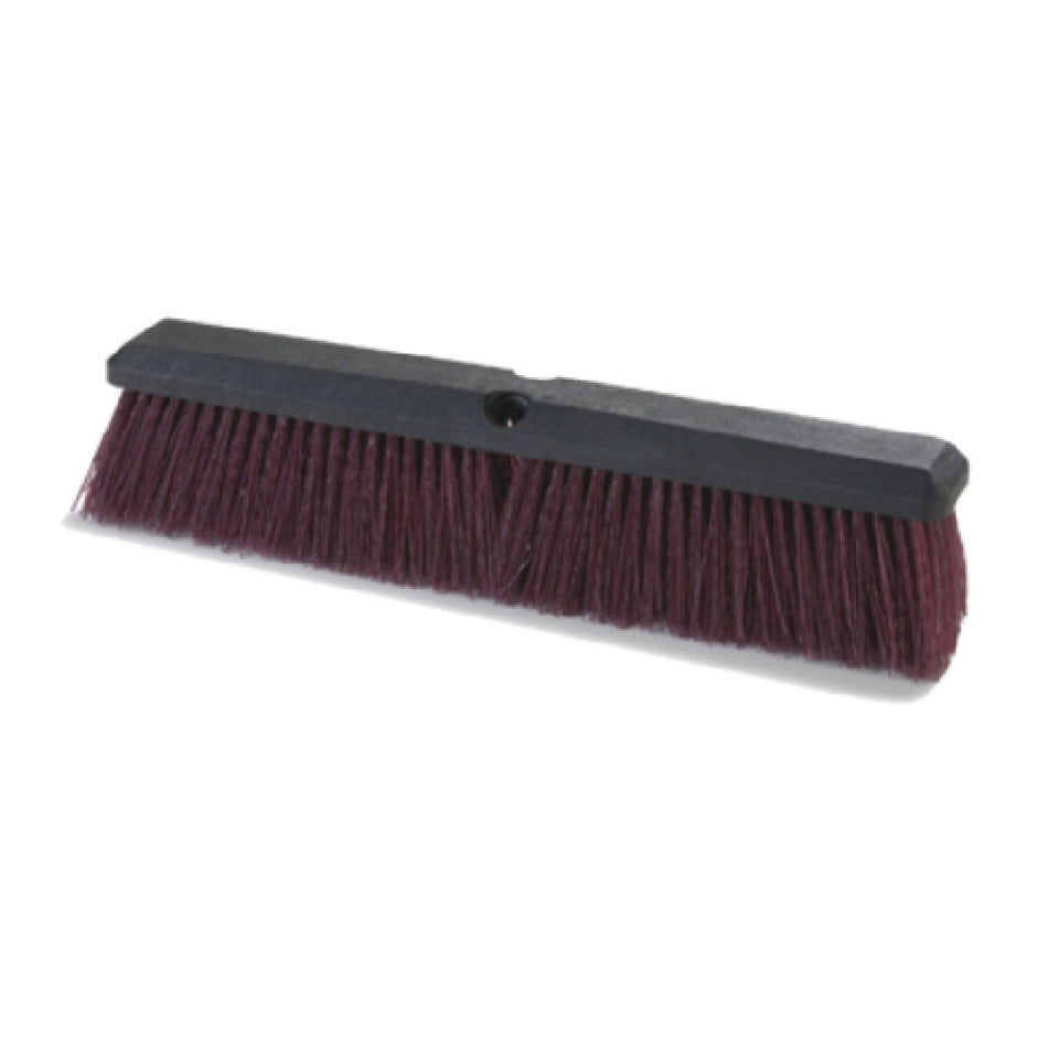 Carlisle 3620722400 24 Inch Foam Block Broom Head Stiff Polypropylene Maroon