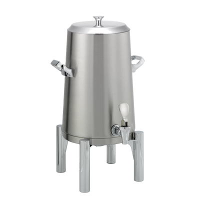 Flame Free™ Thermo-Urn™ 3-Gallon Vacuum Insulated Urn with Round Legs and Flat Lid in Brushed Stainless