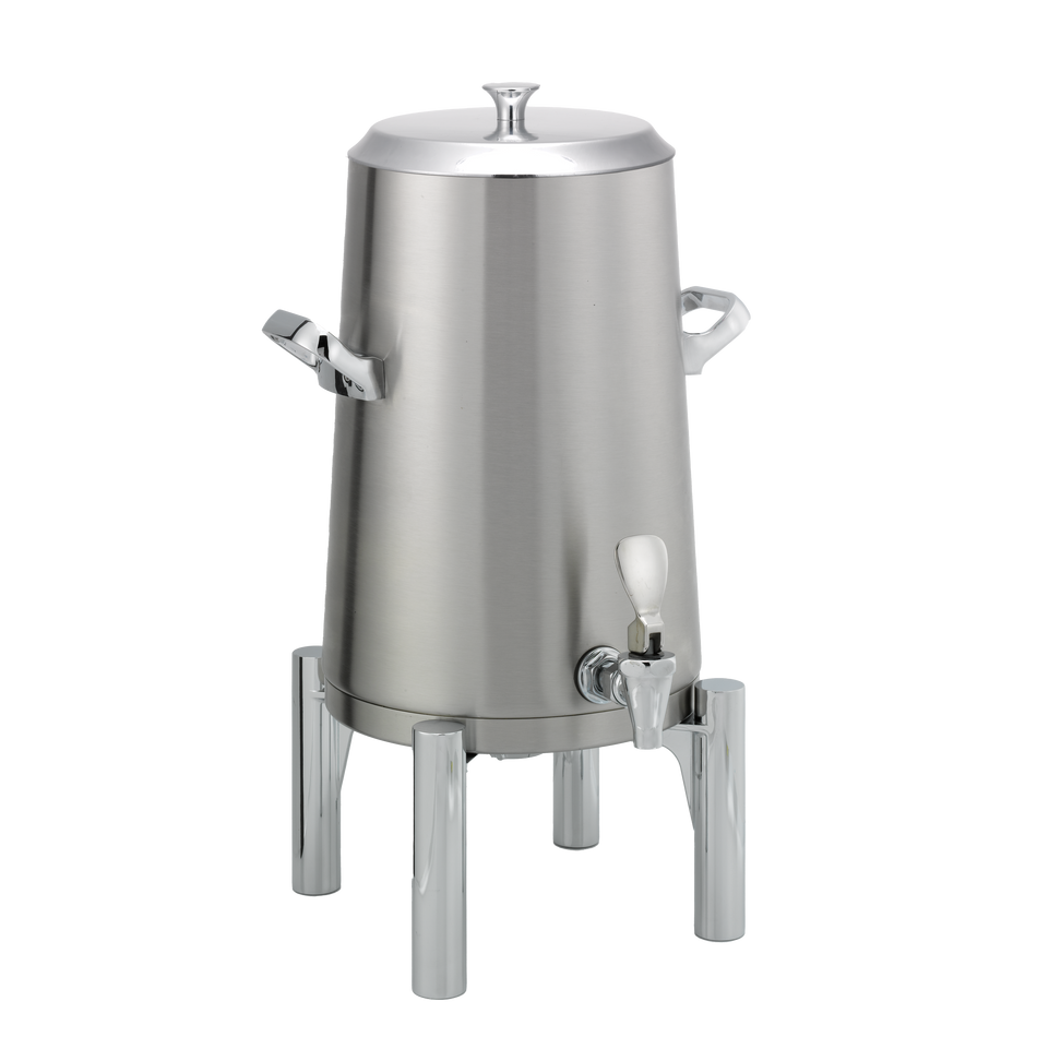 Flame Free™ Thermo-Urn™ 3-Gallon Vacuum Insulated Urn with Round Legs and Flat Lid in Brushed Stainless