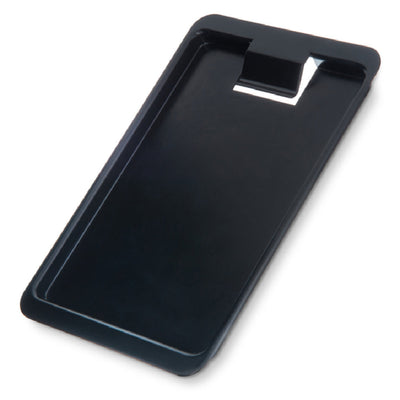 Carlisle 302003 7-3/4 Inch Check Holder Tip Tray with Clip Styrene Black
