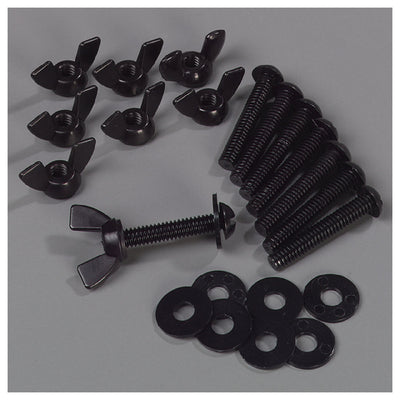 Carlisle 770400 Sneeze Guard Hardware Double-sided Nylon Black