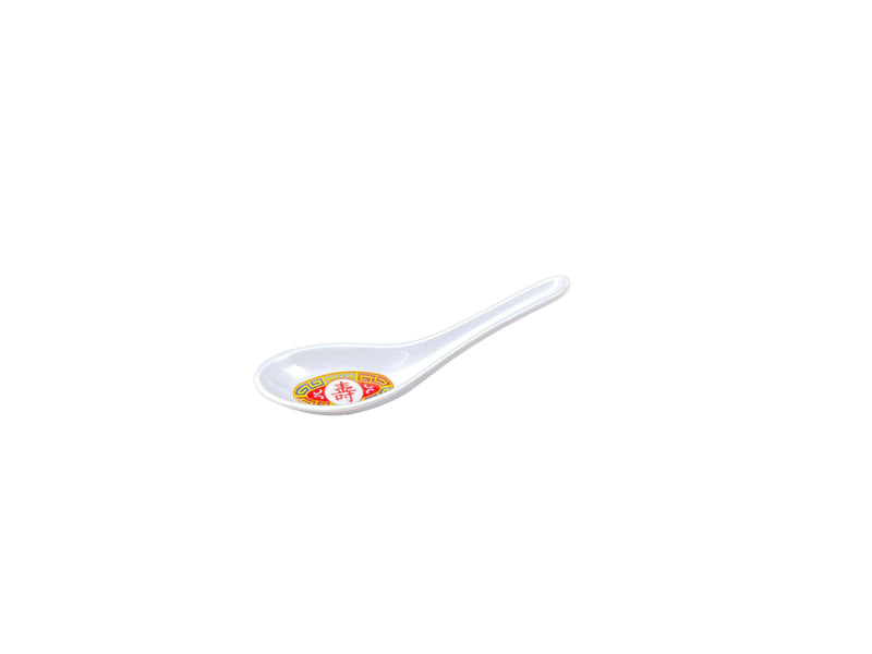 Thunder Group 7002TR 1/2 Oz Chinese Spoon Break Resistant Melamine