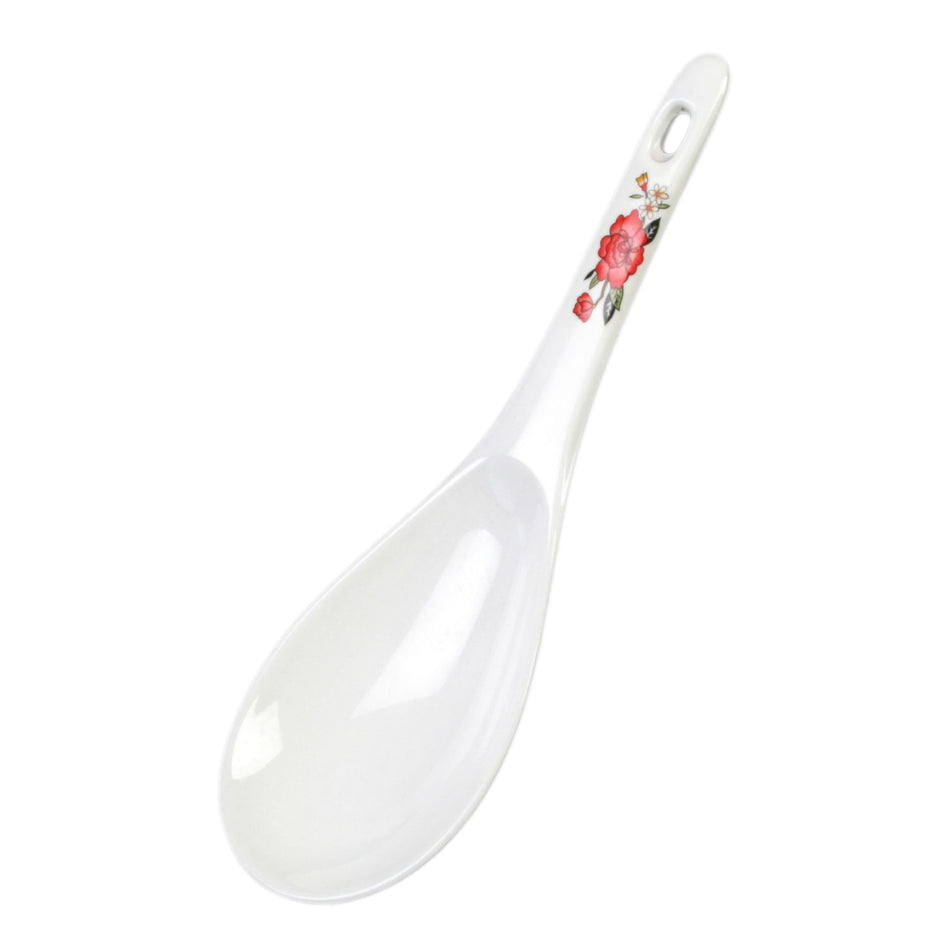 12 Pack 1-1/2 oz, 8-1/4" x 2-3/4",  Rice Ladle, Thailand Pattern, Melamine, BPA Free, Dishwasher Safe, Break-Resistant, Shatter-Resistant, No Microwave, No Oven
