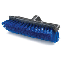 Carlisle 3619714 10 Inch Dual Surface Floor Scrub Brush Head Blue Polypropylene