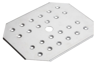 Winco SPFB-2 1/2 Size Rust-resistant False Bottom Food Pan 18/8 Stainless Steel