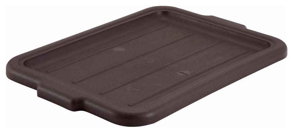 Winco PL-57B Cover for Standard Dish Boxes - Brown