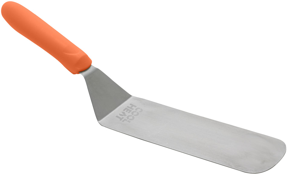 Winco TNH-90 8-1/4 Inch Flexible Offset Blade Nylon Orange Dishwasher Safe