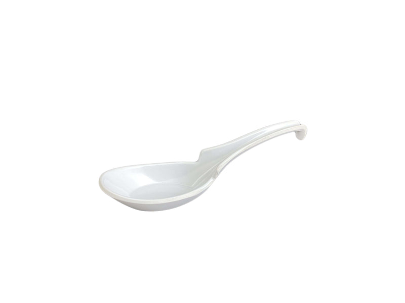 Thunder Group 7100TW 1 Oz Soup Spoon Break-Resistant Melamine White