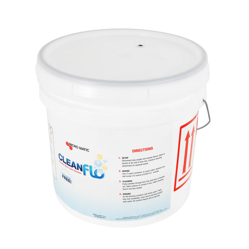 Micro Matic 25 LB Clean Flo Powder Beer Line Cleaner - CFP-2 – HowdyBrewer