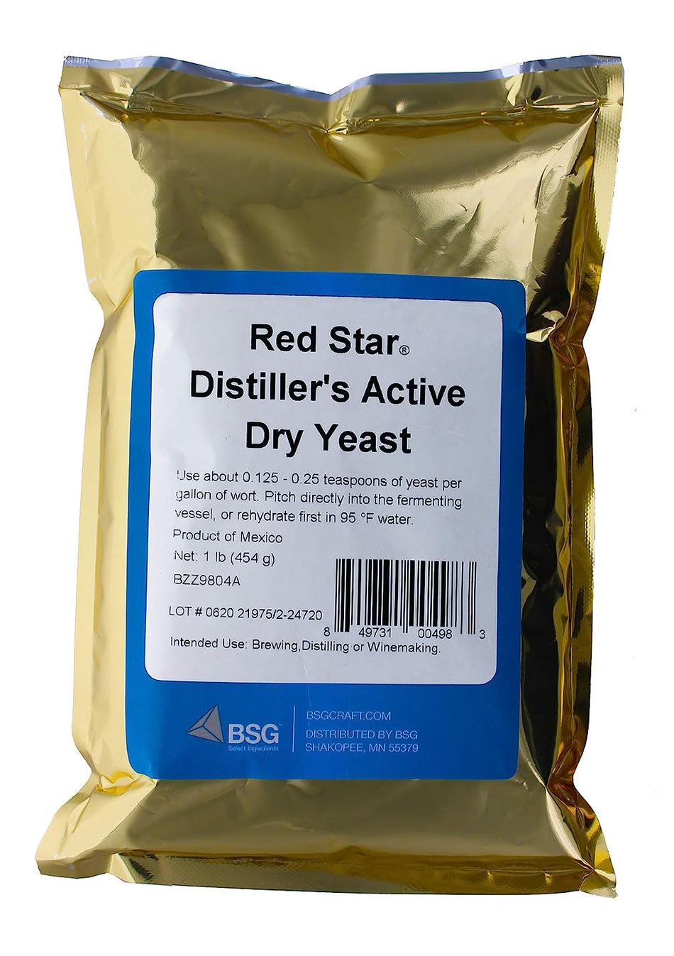 1 lb. DADY Distillers Yeast Bulk Pack
