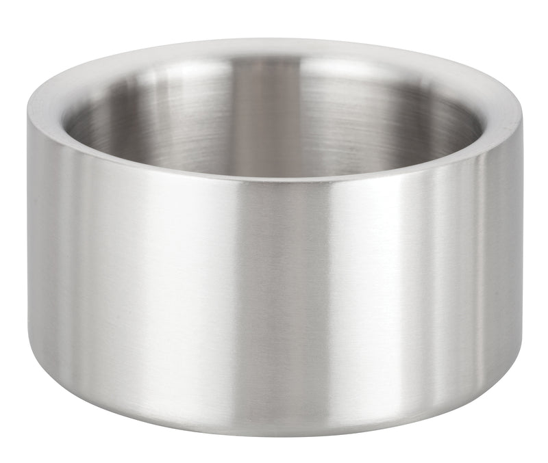 Winco DWCC-5 4-5/8 Inch Diameter Double Wall Wine Coaster Stainless Steel