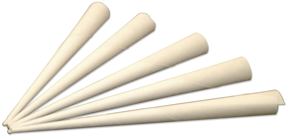 Winco 83005 10 Inch Benchmark Cones Paper for Cotton Candy 1000 Cones Pack