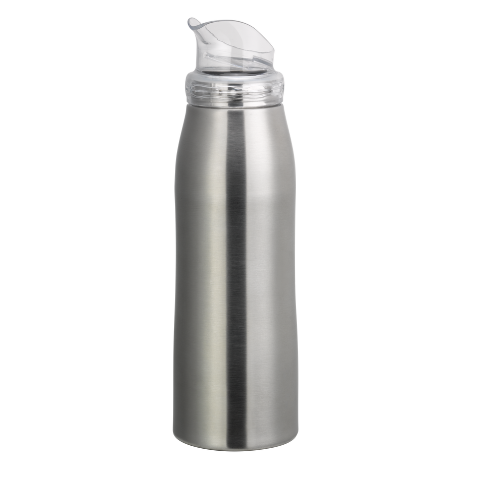 VersaVac 1-Liter Vacuum Insulated Bottle with Large Pour Top in Brushed Stainless