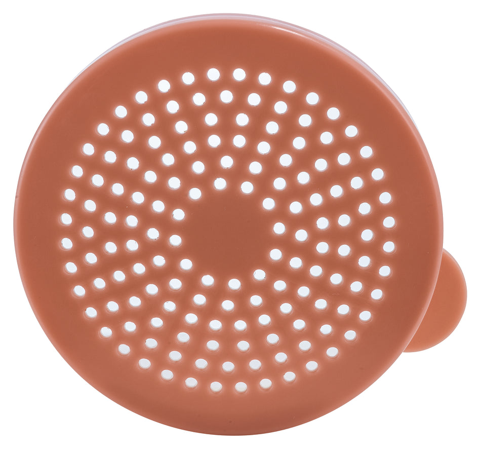 Winco PDG-RL 8 Inch Shaker Lid Perforated Polycarbonate Rose with NSF 6 Packs