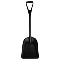Carlisle 41077EC03 14 Inch Ice Shovel One-Piece Plastic Black