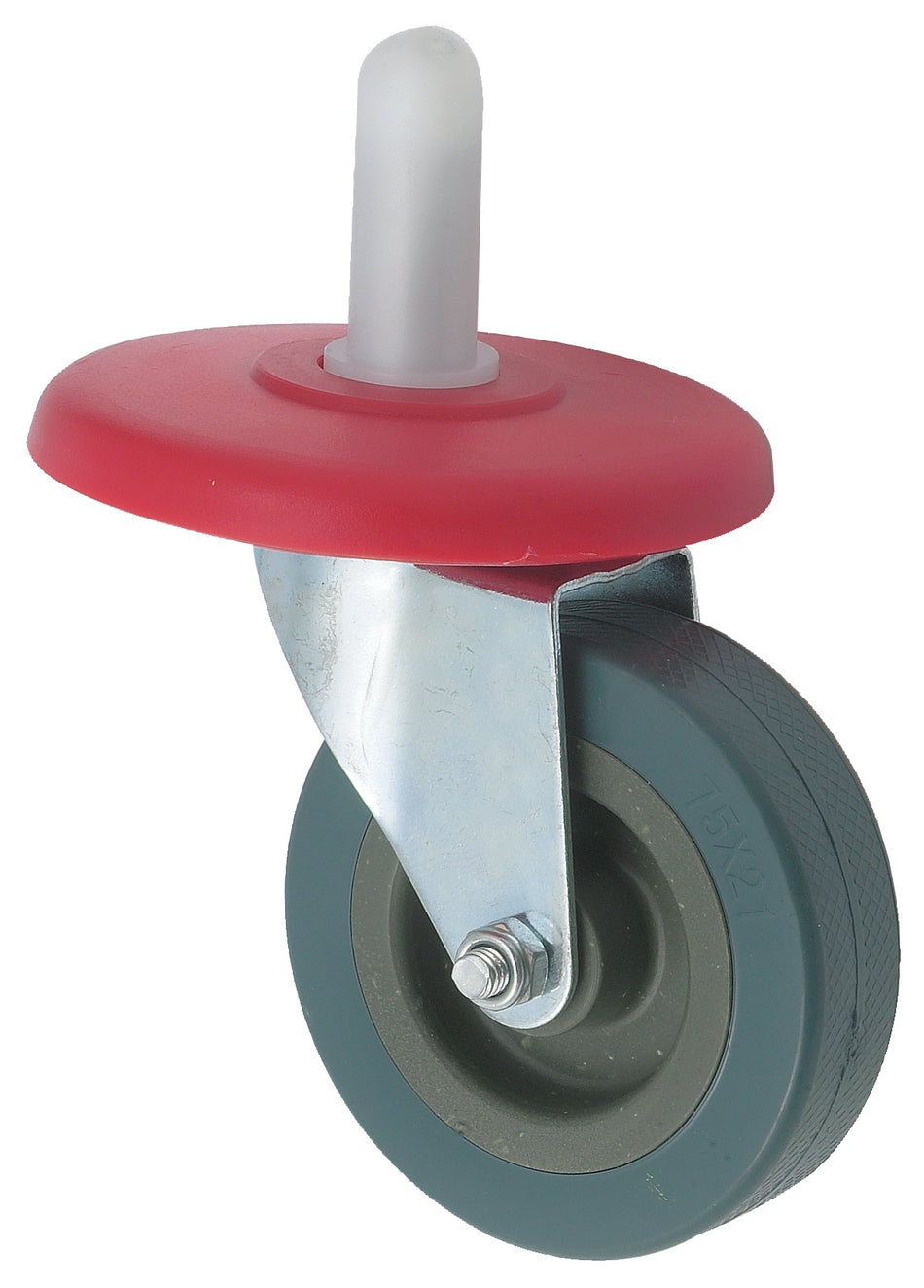 Winco MPB-36WH 3 Inch Diameter Swivel Caster Without Brake Plastic