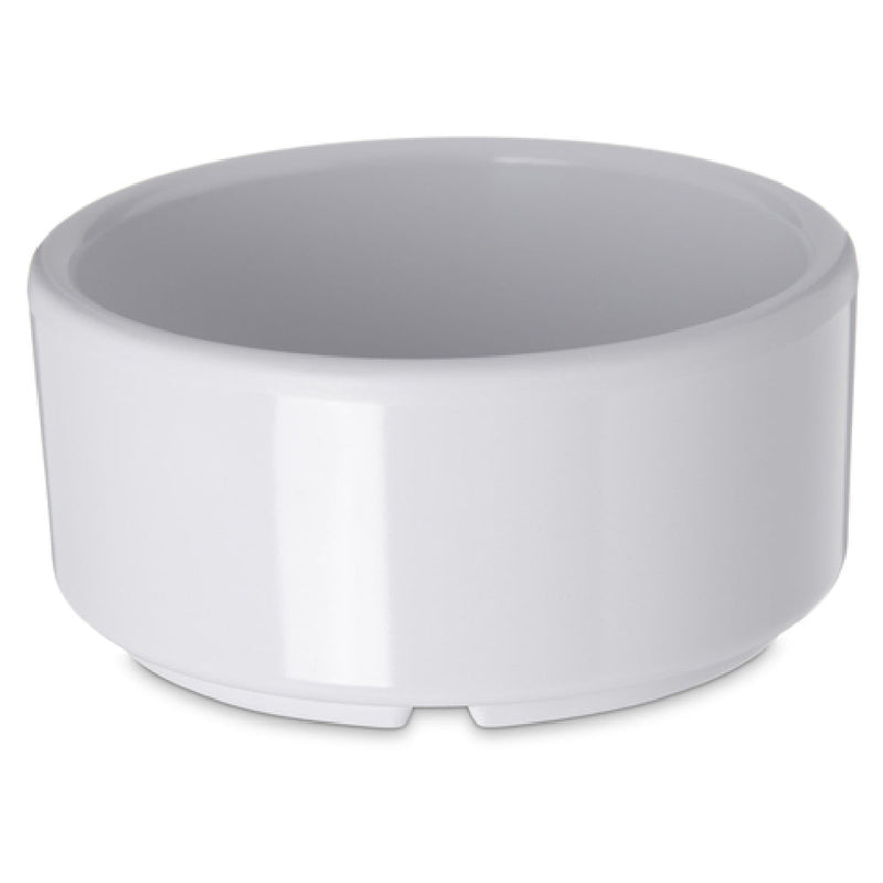 Carlisle 41402 4 Oz Ramekin Melamine White Dishwasher Safe Stackable