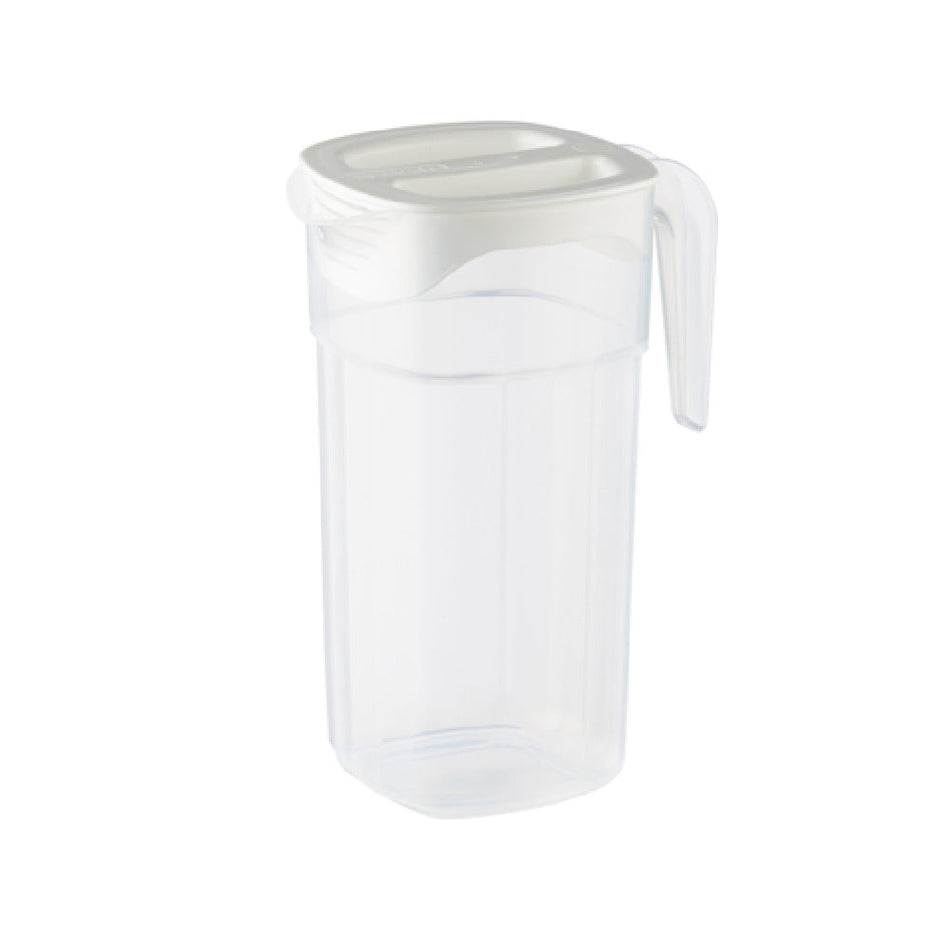 Carlisle 11403 61 Oz Pitcher Stackable With Handle Clear Polypropylene with Lid