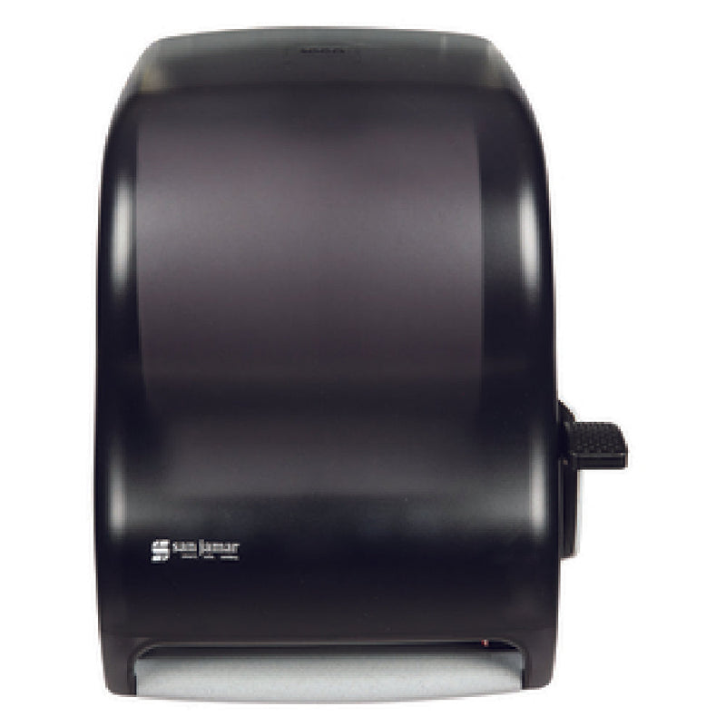 Carlisle T1100TBK 13 Inch Classic Paper Towel Dispenser Wall Mount Black Plastic