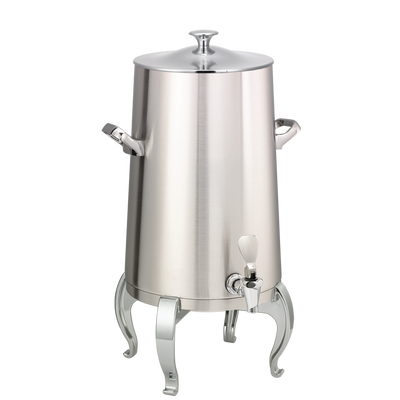 Flame Free™ Thermo-Urn™ 5-Gallon Vacuum Insulated Urn with Regal Legs and Classic Lid in Brushed Stainless