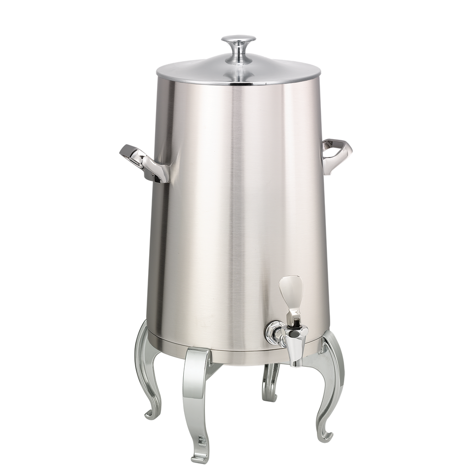 Flame Free™ Thermo-Urn™ 5-Gallon Vacuum Insulated Urn with Regal Legs and Classic Lid in Brushed Stainless