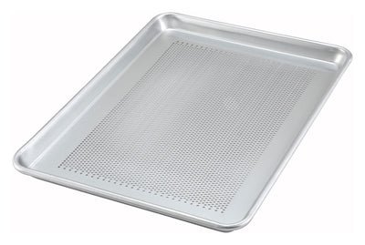 Winco ALXP-2618P 26 Inch Perforated Sheet Pan 16 Gauge Aluminum with Optimal Airflow