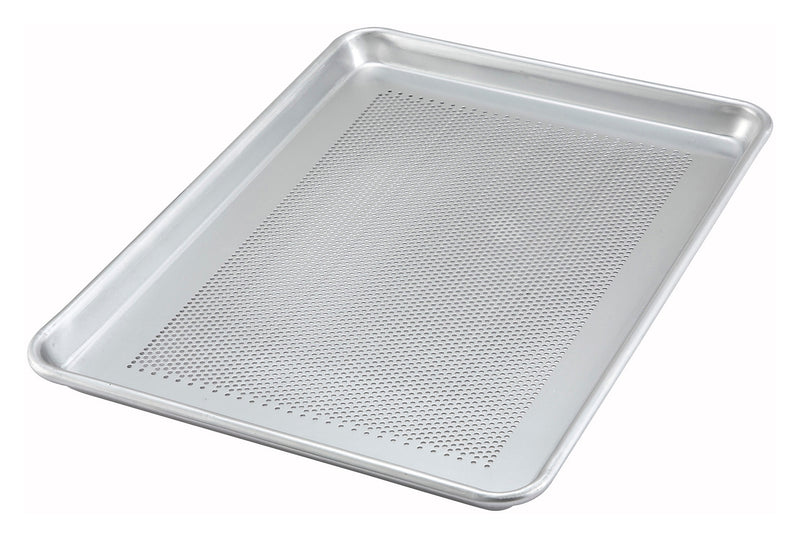 Winco ALXP-2618P 26 Inch Perforated Sheet Pan 16 Gauge Aluminum with Optimal Airflow