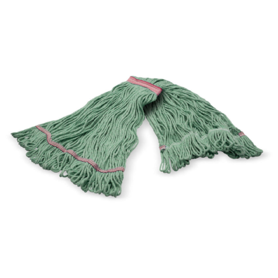 Carlisle 369423B05 Large Looped-end Wet Mop Head Cotton Synthetic Red
