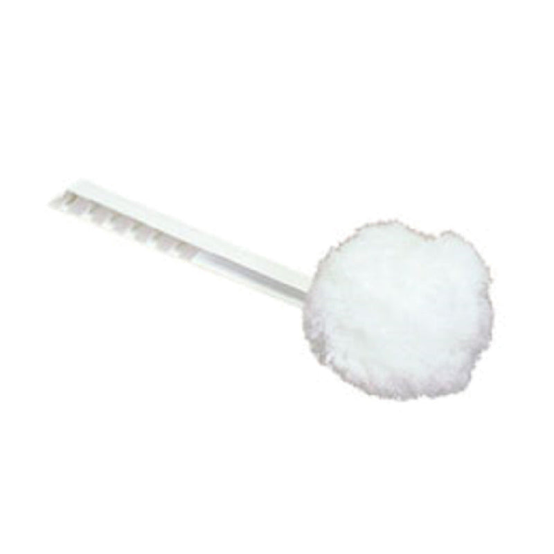 Carlisle 3623802 12 Inch Toilet Bowl Mop Plastic Handle Polypropylene White