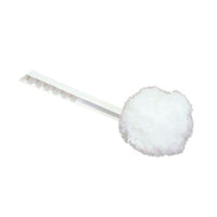 Carlisle 3623802 12 Inch Toilet Bowl Mop Plastic Handle Polypropylene White