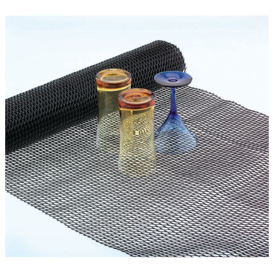 Carlisle UL5405 2 Ft Black Shelf Liner Roll for Commercial Use