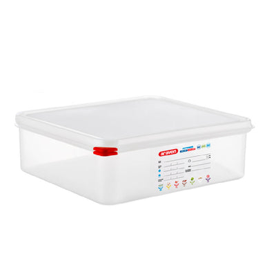 Carlisle 9.75 Qt Clear Food Storage Container - Stackable with Airtight Lid