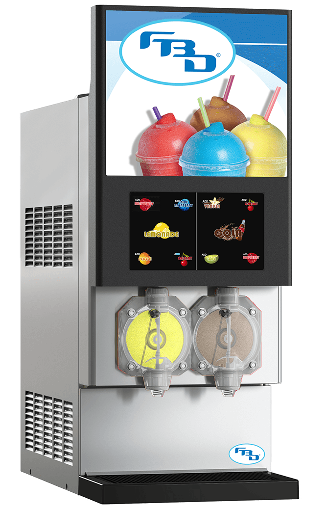 FBD 772 Multi-Flavor frozen beverage dispenser front view