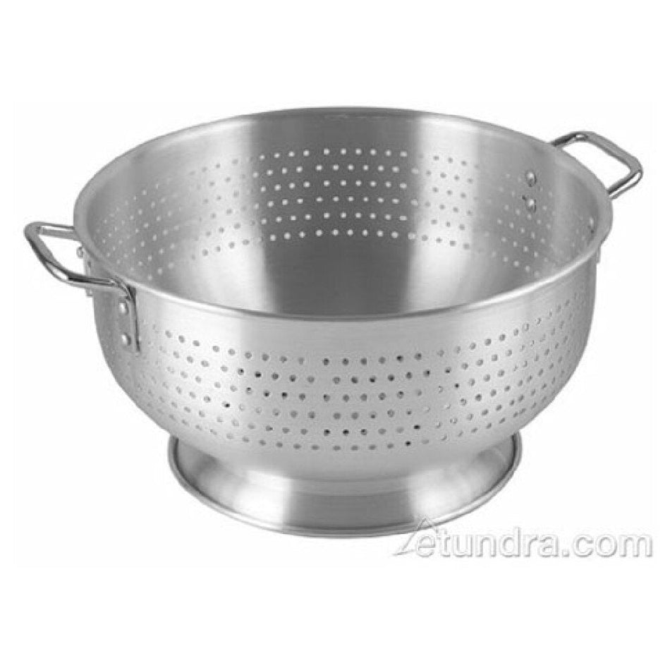 AllPoints 78137 Colander 16 Quart Stainless Steel with Ergonomic Design